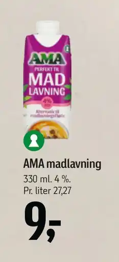 Føtex AMA madlavning, DKK 9 tilbud