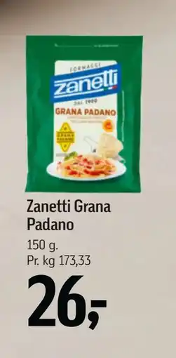 Føtex Zanetti Grana Padano, DKK 26 tilbud