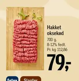 Føtex Hakket oksekød, DKK 79 tilbud