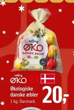 Føtex Økologiske danske æbler, DKK 20 tilbud
