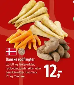 Føtex Danske rodfrugter, DKK 12 tilbud