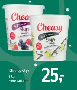 Føtex Cheasy skyr, DKK 25 tilbud
