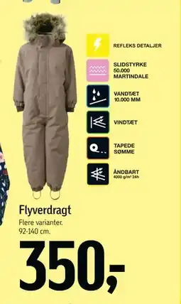 Føtex Flyverdragt, DKK 350 tilbud