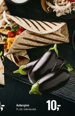 Føtex Aubergine, DKK 10 tilbud