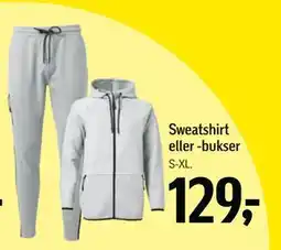 Føtex Sweatshirt eller -bukser, DKK 129 tilbud
