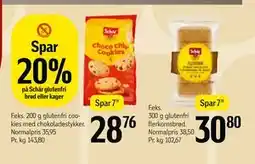 Føtex Spar 20% på Schär glutenfri brød eller kager tilbud
