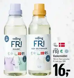 Føtex Vaskemiddel, DKK 16 tilbud