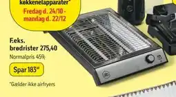 Føtex brødrister, DKK 275.4 tilbud