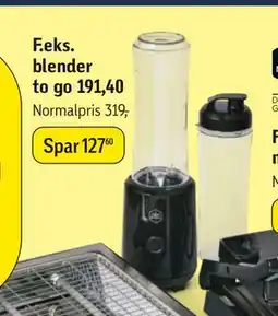 Føtex blender to go, DKK 191.4 tilbud