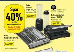 Føtex Spar 40% på OBH køkkenelapparater tilbud