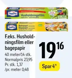 Føtex Husholdningsfilm eller bagepapir, DKK 19.16 tilbud