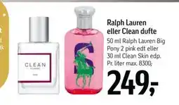 Føtex Ralph Lauren eller Clean dufte, DKK 249 tilbud
