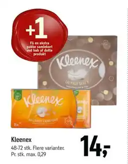 Føtex Kleenex, DKK 14 tilbud