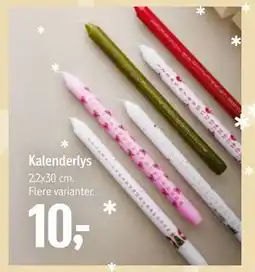 Føtex Kalenderlys, DKK 10 tilbud