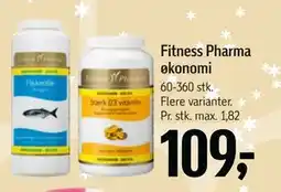 Føtex Fitness Pharma økonomi, DKK 109 tilbud