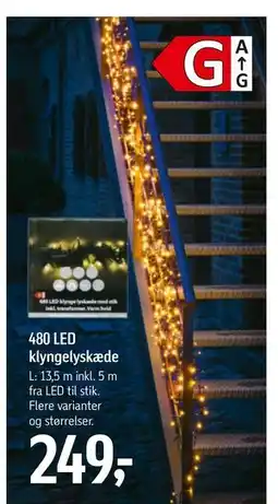 Føtex 480 LED klyngelyskæde, DKK 249 tilbud