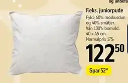 Føtex juniorpude, DKK 122.5 tilbud