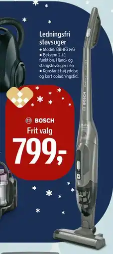 Føtex Ledningsfri støvsuger, DKK 799 tilbud