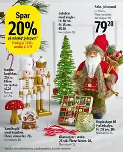 Føtex Spar 20% på udvalgt julepynt tilbud