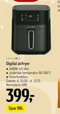 Føtex Digital airfryer, DKK 399 tilbud