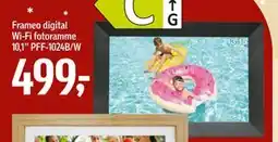 Føtex Frameo digital Wi-Fi fotoramme 10,1” PFF-1024B/W, DKK 499 tilbud