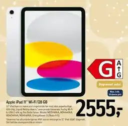 Føtex Apple iPad 11” Wi-Fi 128 GB, DKK 2555 tilbud