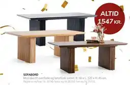 Daells Bolighus SOFABORD, DKK 1547 tilbud