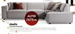 Daells Bolighus SOFA MED OPEN END, DKK 7675 tilbud