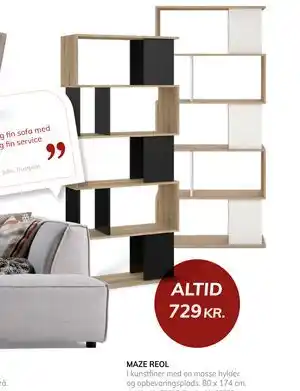MAZE REOL, DKK 729