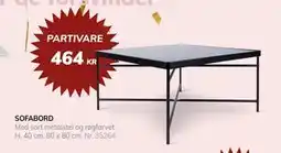 Daells Bolighus SOFABORD, DKK 464 tilbud