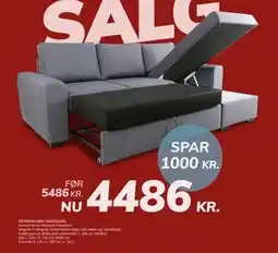 Daells Bolighus SOVESOFA MED CHAISELONG, DKK 4486 tilbud