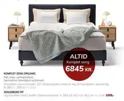 Daells Bolighus KOMPLET SENG ORGANIC, DKK 6845 tilbud