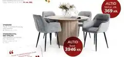 Daells Bolighus SPISEBORD, DKK 3946 tilbud