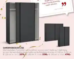 Daells Bolighus GARDEROBESKAB CASE tilbud