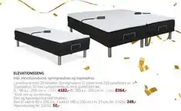 Daells Bolighus ELEVATIONSSENG Inkl. elevationsbund, springmadras og topmadras tilbud