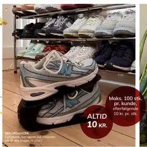 Daells Bolighus SKO ORGANIZER, DKK 10 tilbud