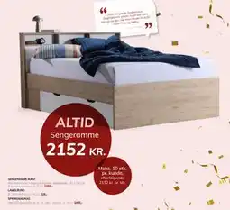 Daells Bolighus SENGERAMME IKAST, DKK 2152 tilbud