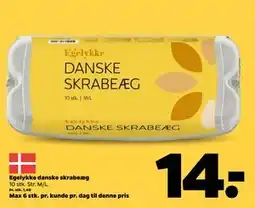 Netto Egelykke danske skrabeæg, DKK 14 tilbud