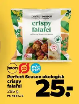 Netto Perfect Season økologisk crispy falafel, DKK 25 tilbud