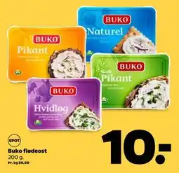 Netto Buko flødeost, DKK 10 tilbud