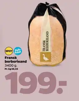Netto Fransk berberieand, DKK 199 tilbud
