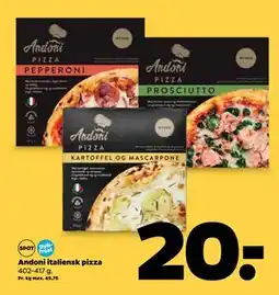 Netto Andoni italiensk pizza, DKK 20 tilbud