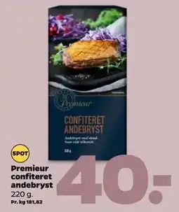 Netto Premieur confiteret andebryst, DKK 40 tilbud