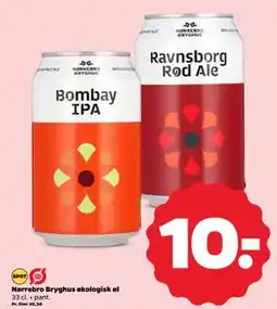 Netto Nørrebro Bryghus økologisk øl, DKK 10 tilbud