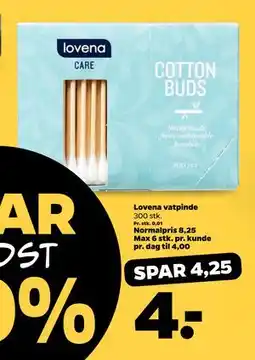 Netto Lovena vatpinde, DKK 4 tilbud