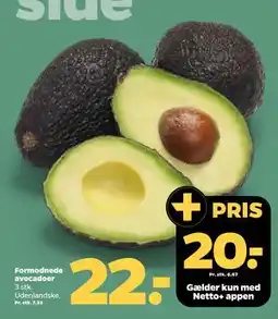 Netto Formodnede avocadoer, DKK 22, App-pris tilbud