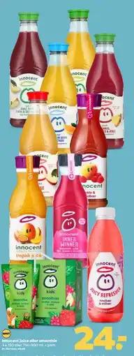 Netto Innocent juice eller smoothie, DKK 24 tilbud