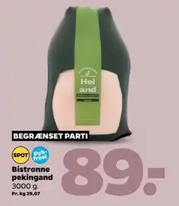 Netto Bistronne pekingand, DKK 89 tilbud