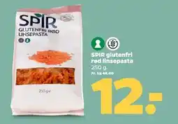 Netto SPIR glutenfri rød linsepasta, DKK 12 tilbud