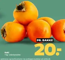 Netto Kaki, DKK 20 tilbud